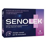 Senolek 50 mg, 8 kapsułek - miniaturka zdjęcia produktu