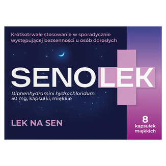 Senolek 50 mg, 8 kapsułek - zdjęcie produktu