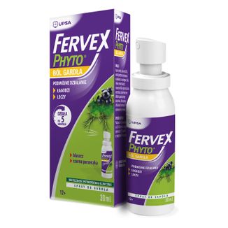 Fervex Phyto Ból Gardła, spray do gardła, 30 ml KRÓTKA DATA - zdjęcie produktu