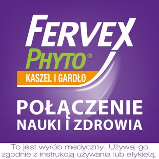 Fervex Phyto Kaszel i Gardło, syrop, 120 ml - 2 - zdjęcie produktu