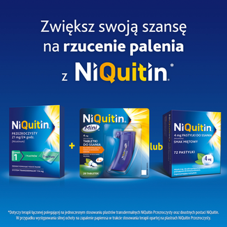 NiQuitin Mini 2 mg, 60 tabletek do ssania - 7 - zdjęcie produktu