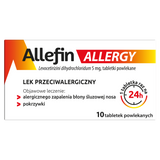 Allefin Allergy 5 mg, 10 tabletek powlekanych - miniaturka zdjęcia produktu