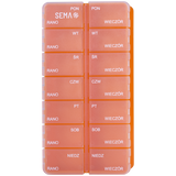 SEMA Protect, kasetka do leków tygodniowa, dwukomorowa - miniaturka zdjęcia produktu