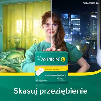 Aspirin C 400 mg + 240 mg, 40 tabletek musujących - 2 - zdjęcie produktu