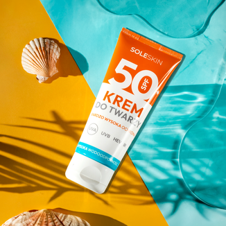 Soleskin, krem do twarzy, SPF 50+, 50 ml - 2 - zdjęcie produktu
