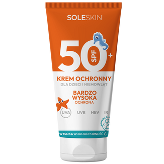 Soleskin Kids, krem ochronny dla dzieci i niemowląt, SPF 50+, od 6 miesiąca, 100 ml - zdjęcie produktu