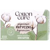 CottonCare, papierowe patyczki higieniczne, 200 sztuk - miniaturka zdjęcia produktu