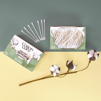 CottonCare, papierowe patyczki higieniczne, 200 sztuk - 2 - zdjęcie produktu