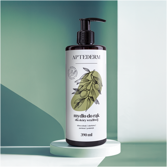 Aptederm, mydło do rąk dla skóry wrażliwej, 390 ml - 2 - zdjęcie produktu