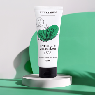Aptederm, krem do stóp z mocznikiem, 75 ml - 2 Aptederm, krem do stóp z mocznikiem, 75 ml - 2 - zdjęcie produktu