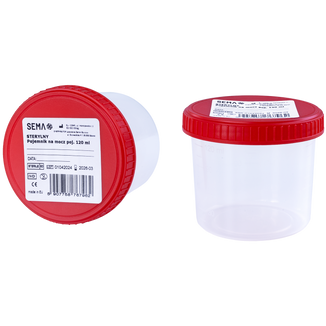 SEMA Protect, pojemnik na mocz, sterylny, 120 ml - zdjęcie produktu