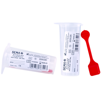SEMA Protect, pojemnik na kał, sterylny, 20 ml - zdjęcie produktu