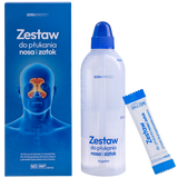 SEMA Protect, zestaw do płukania nosa i zatok, irygator + 12 saszetek - miniaturka zdjęcia produktu