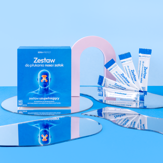 SEMA Protect, zestaw uzupełniający do płukania nosa i zatok, 30 saszetek - 2 - zdjęcie produktu