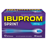 Ibuprom Sprint 200 mg, 40 kapsułek miękkich - miniaturka zdjęcia produktu
