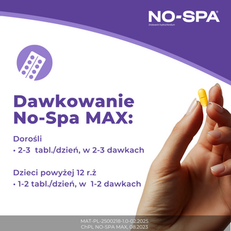 No-Spa Max 80 mg, 24 tabletki - 5 - zdjęcie produktu