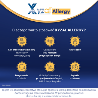 Xyzal Allergy 5 mg, 10 tabletek powlekanych - 4 - zdjęcie produktu