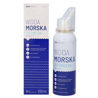 SEMA Protect, woda morska izotoniczna, spray do nosa, 100 ml - zdjęcie produktu