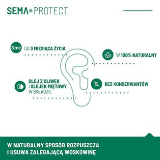 SEMA Protect Spray do higieny uszu, dla dzieci od 3 miesiąca i dorosłych, 30 ml - 2 - zdjęcie produktu