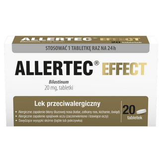 Allertec Effect 20 mg, 20 tabletek - 2 - zdjęcie produktu
