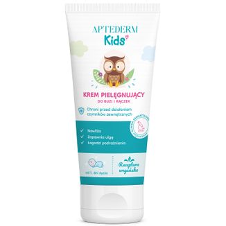 Aptederm Kids, krem pielęgnacyjny do buzi i rączek, od 1. dnia życia, 50 ml - zdjęcie produktu