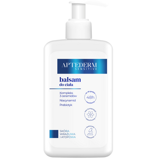 Aptederm Sensitive, balsam do ciała, skóra wrażliwa i atopowa, 400 ml - zdjęcie produktu