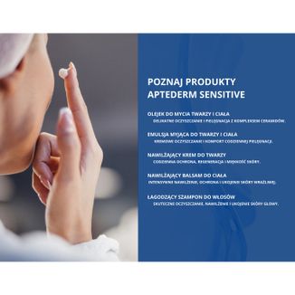 Aptederm Sensitive, szampon do włosów, skóra wrażliwa i atopowa, 250 ml - 6 - zdjęcie produktu