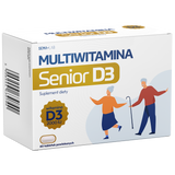 SEMA Lab Multiwitamina Senior D3, 60 tabletek powlekanych - miniaturka zdjęcia produktu