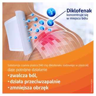 Voltaren Forte 140 mg, plaster leczniczy, 5 sztuk - 5 - zdjęcie produktu