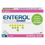 Enterol 250 mg, Saccharomyces boulardii, proszek do sporządzenia zawiesiny doustnej, 20 saszetek - miniaturka zdjęcia produktu