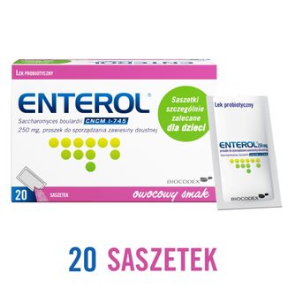 Enterol, 250 mg, 20 saszetek - 2 - zdjęcie produktu