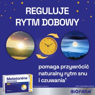 Melatonina Biofarm, 5 mg, 60 tabletek - 5 - zdjęcie produktu
