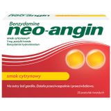 Benzydamine neo-angin 3 mg, smak cytrynowy, 20 pastylek twardych - miniaturka zdjęcia produktu