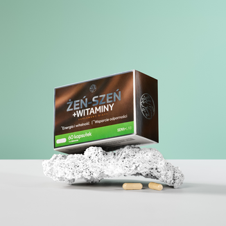 SEMA Lab Żeń-Szeń + Witaminy, 60 kapsułek - 2 - zdjęcie produktu