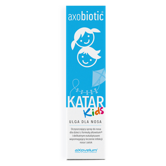 Axobiotic Katar Kids, oczyszczający spray do nosa dla dzieci od 1 roku, 30 ml - 2 - zdjęcie produktu