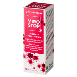 Fytofontana ViroStop, spray do nosa chroniący przed wirusami wywołującym zapalenie górnych dróg oddechowych, 20 ml - 3 - zdjęcie produktu