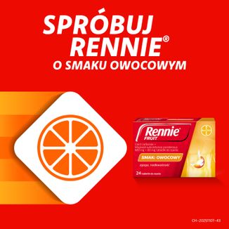 Rennie Antacidum 680 mg + 80 mg, smak miętowy, 60 tabletek do ssania USZKODZONE OPAKOWANIE - 9 - zdjęcie produktu