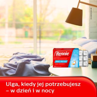 Rennie Antacidum 680 mg + 80 mg, smak miętowy, 60 tabletek do ssania - 6 - zdjęcie produktu