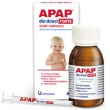 Apap dla dzieci Forte 40 mg/ml, zawiesina doustna, smak malinowy, 85 ml USZKODZONE OPAKOWANIE - miniaturka zdjęcia produktu