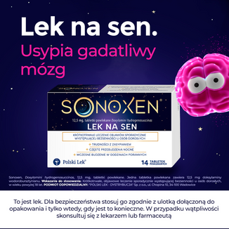 Sonoxen 12,5 mg, 14 tabletek powlekanych - 4 - zdjęcie produktu