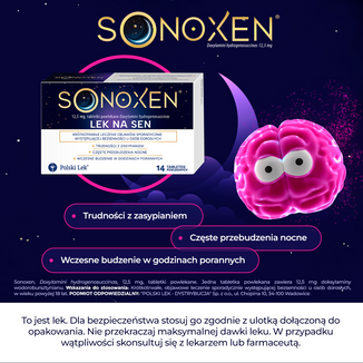 Sonoxen 12,5 mg, 14 tabletek powlekanych - 5 - zdjęcie produktu