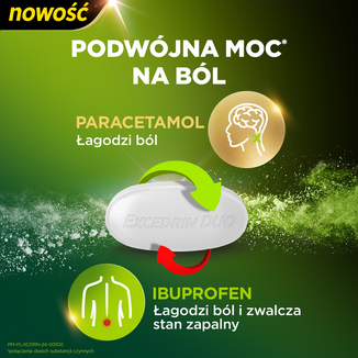 Excedrin Duo 200 mg + 500 mg, 20 tabletek powlekanych KRÓTKA DATA - 6 - zdjęcie produktu