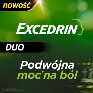 Excedrin Duo 200 mg + 500 mg, 20 tabletek powlekanych - 2 - zdjęcie produktu