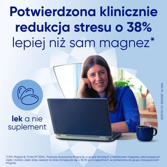 Magne B6 Forte 100 mg + 10 mg, 180 tabletek powlekanych USZKODZONE OPAKOWANIE - 2 - zdjęcie produktu