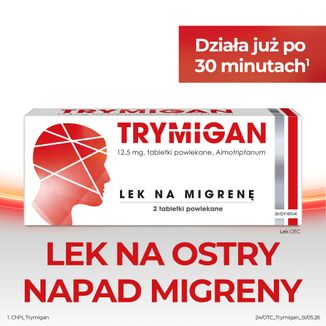 Trymigan 12,5 mg, 2 tabletki powlekane - 2 - zdjęcie produktu