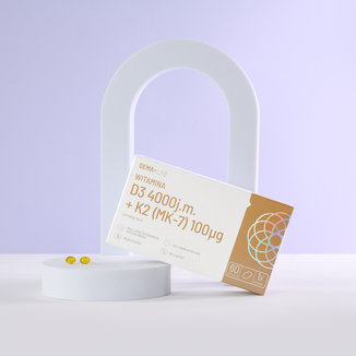 SEMA Lab Witamina D3 4000 j.m + K2 (MK-7) 100 µg, 60 kapsułek miękkich - 2 - zdjęcie produktu