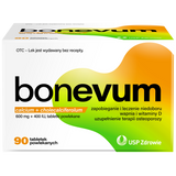 Bonevum 600 mg + 400 I.U., 90 tabletek powlekanych - miniaturka zdjęcia produktu