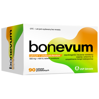 Bonevum 600 mg + 400 I.U., 90 tabletek powlekanych - 2 - zdjęcie produktu