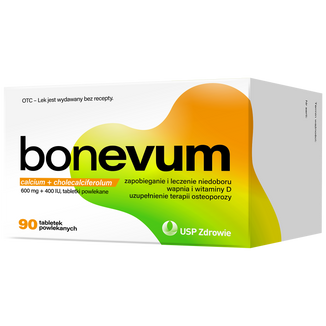 Bonevum 600 mg + 400 I.U., 90 tabletek powlekanych - 3 - zdjęcie produktu