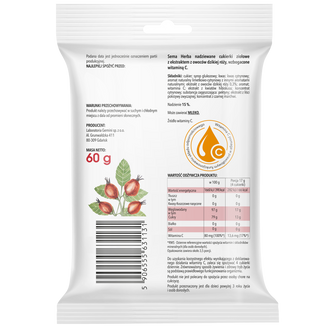 SEMA Herba Ziołowe cukierki z dziką różą i witaminą C, 60 g - 2 - zdjęcie produktu